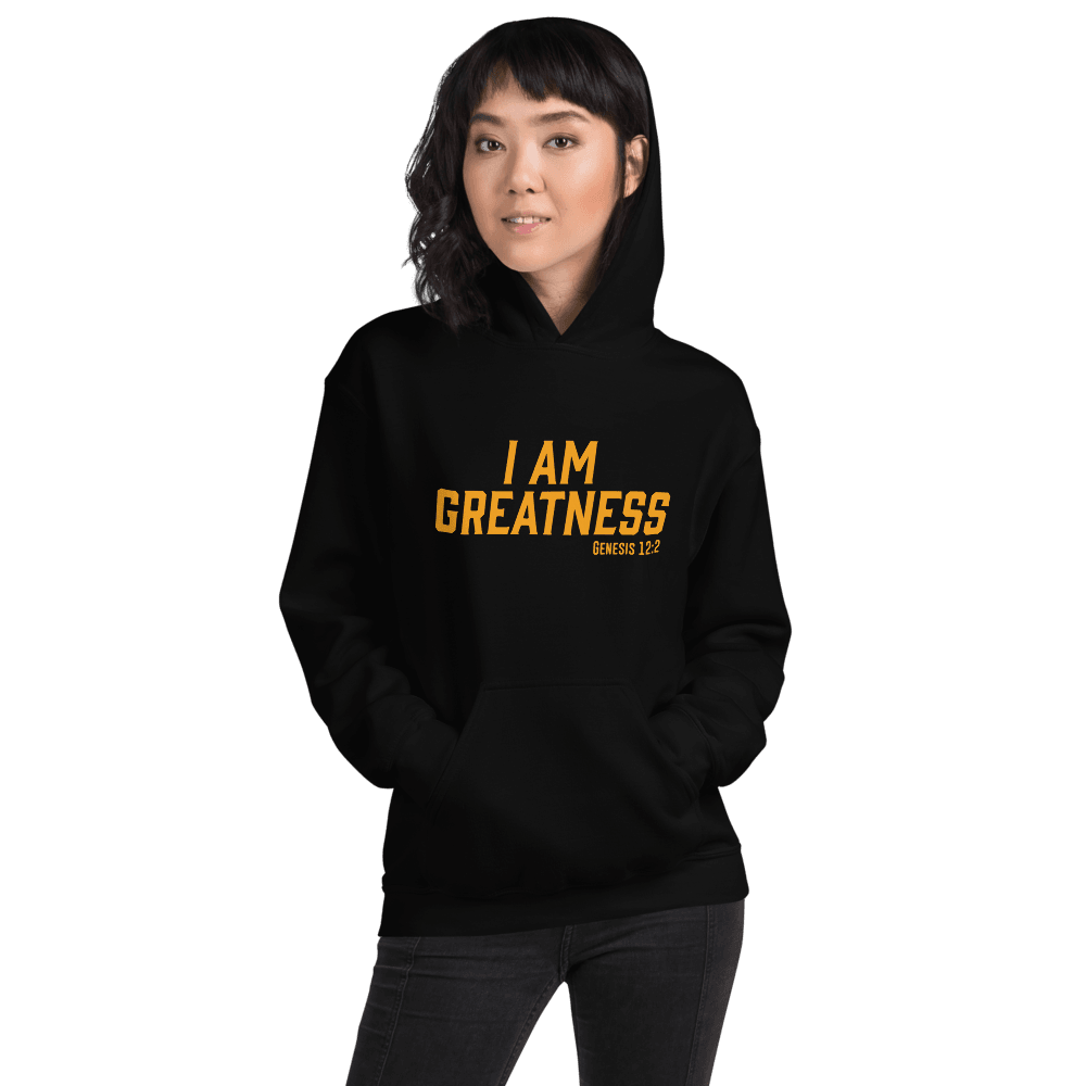 I AM Greatness Hoodie - Vision Apparel Inc.