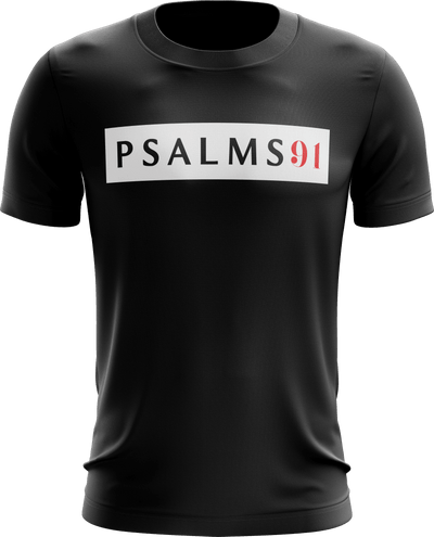 Psalms 91 Shirt (Black) - Vision Apparel Inc.