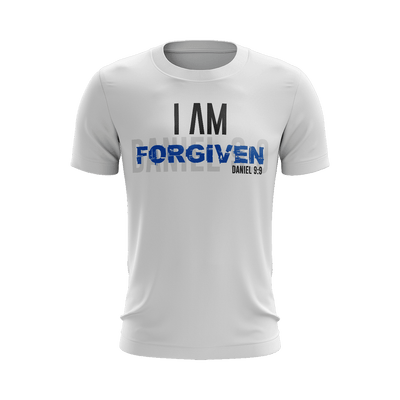 I AM Forgiven Shirt (White) - Vision Apparel Inc.