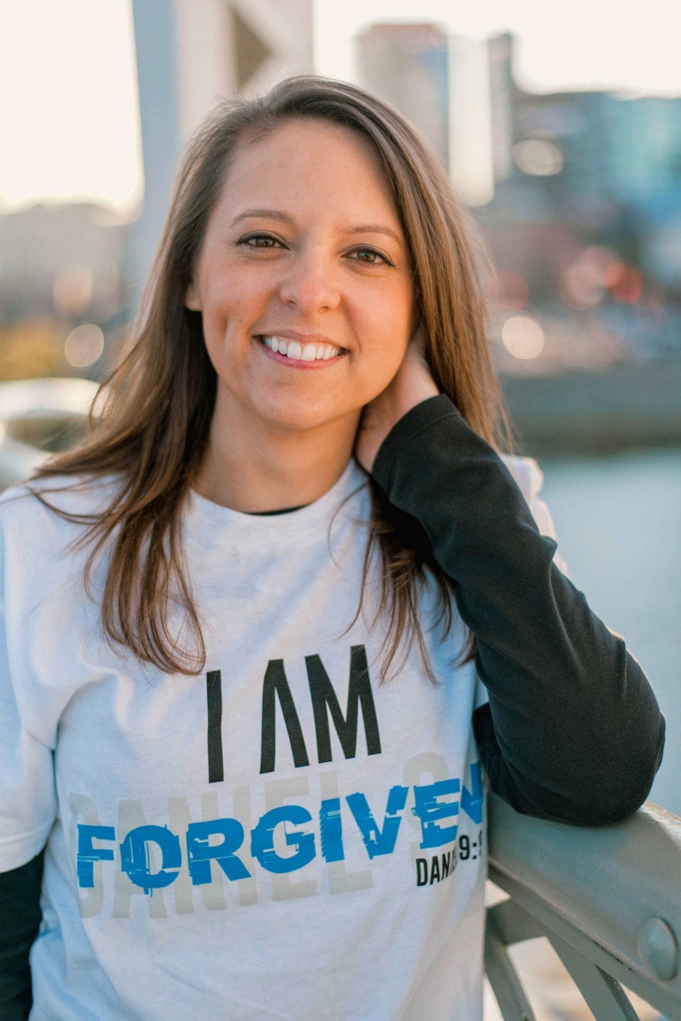 I AM Forgiven Shirt (White) - Vision Apparel Inc.