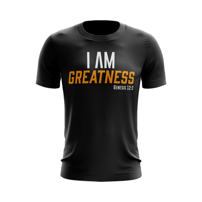 I AM Greatness Shirt (Black) - Vision Apparel Inc.